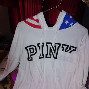 Pink American flag long sleeve